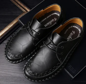Vasarā 2 jaunas vīriešu kurpes korejiešu versija tendence 9 vīriešu ikdienas apavi elpojoši apavi, vīriešu apavi Q6S85 1