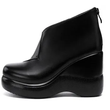 Vasarā sievietēm ir forši, kniežu balts melns super augstu papēdi parādīt posmā kurpes peep toe aitādas ādas potītes zābaki sandales pirkt \ Sieviešu Zābaki ~ www.xenydancestudio.lv 11