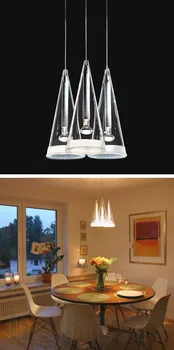 Ziemeļvalstu led dzelzs spīdumu pendente gaismeklis hanglamp kulons lampas lustras ēdamistaba dzīvojamā istaba pirkt \ Griestu Lampas & Fans ~ www.xenydancestudio.lv 11