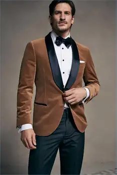 Velet vīna sarkanā pasūtījuma vīriešu uzvalks jaka streetwear izdilis modes bieza dizaina kokteilis puse kāzām līgavainis labāko vīriešu mētelis pirkt \ Tērpi & Bleizeri ~ www.xenydancestudio.lv 11