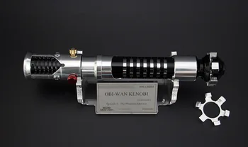 Obi-wan lightsaber EP1 kolekcija Pikseļu stila super-augstas kvalitātes oficiālais oriģinālu zīmolu jaunu spēku 1