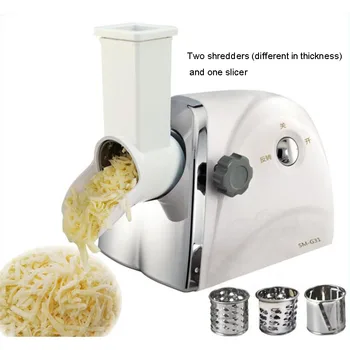Automātiskā siera smalcinātājs elektrisko mājsaimniecības un komerciālās smalcinātājs, multi-function dārzeņu griezējs