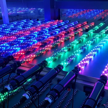 30x2 LED Pātagu Gaismas LTV 2/3/4/5FT Ūdensizturīgs Tālvadības Auto Dekorēšana Aksesuāri Ārējie Bendable Multi-krāsu LED Lentes