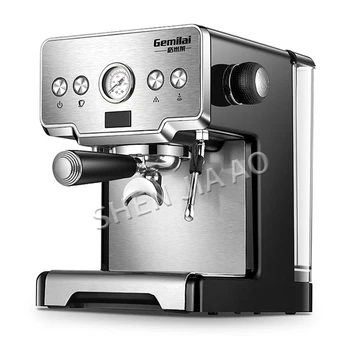220V Nerūsējošā Tērauda itāļu Kafijas automāts 15bar Espresso Automātu Daļēji automātisku Sūkņa Tipa Kafijas Automāts mājas lietošanai CRM3605