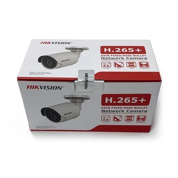 Hikvision Augstas Kvalitātes Drošības Aizsardzības 4MP Powered-ar-DarkFighter Fiksētu Mini Ložu Tīklā, H. 265 IP Kameras DS-2CD2045FWD-I 2