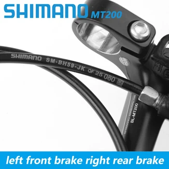 Shimano MT200 MTB Velosipēdu Bremzes Hidrauliskās Disku Bremzes 800/1400/1450mm BL BR Kalnu Velosipēds Skava Bremzes 2