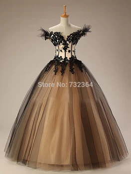 Melns plīvurs izšuvumi vintage viduslaiku kleita sissi princese Viduslaiku, Renesanses Kleita karalienes Kostīms Viktorijas / Belle bumbu 2