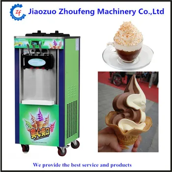 Saldējuma Mašīna, Trīs Flavors Mīksta saldējuma Maker ZF 2