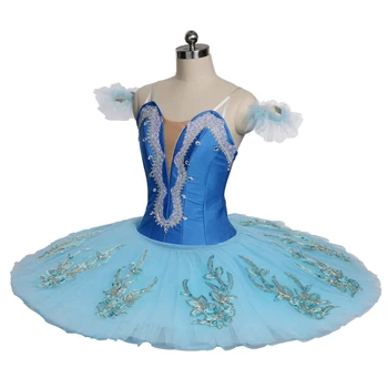 Pieaugušo Zilā Profesionālās Skatuves Baleta Tutu Tērpi Sievietēm Baleta Dejas, Kleita Apperal Meitenes Baleta Svārki 2
