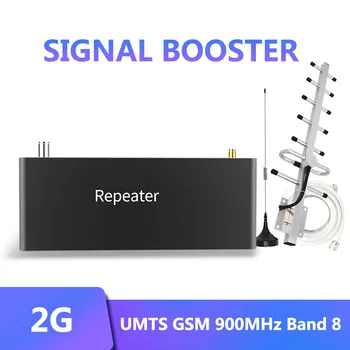 GSM Repeater 2G Mobilo šūnu telefonu signāla pastiprinātājs GSM 900 MHz (Band 8) Mobilo Signālu Pastiprinātājs Repeater 2