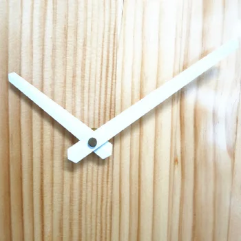 Modes Ziemeļvalstu cietā Dobu koka sienas pulkstenis Dzīvojamā istabā vienkārša priedes koka sienas pulkstenis vienā kārtā, digitālā dekoratīvs pulkstenis 2