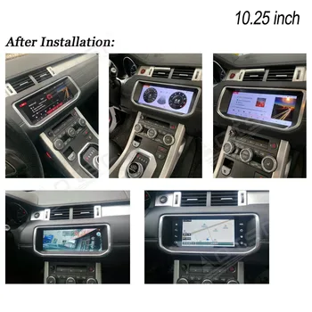 Par Zemes Range Rover Evoque L538 2011 2012 - 2018 8+128G Android Auto Radio Stereo magnetofona Multimediju Atskaņotājs, GPS Navigācija 2