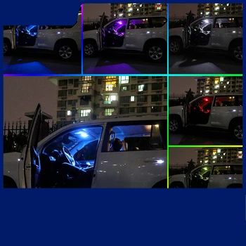 Lsrtw2017 LED 7 Krāsu Automašīnas Lasīšanas Gaismas 