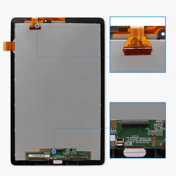 SRJTEK LCD Samsung Galaxy Tab 10.1 2016 P585 P580 SM-P585 SM-P580 Dispaly Matrix Ekrāna Pieskarieties Digitizer Sensora Montāža 2