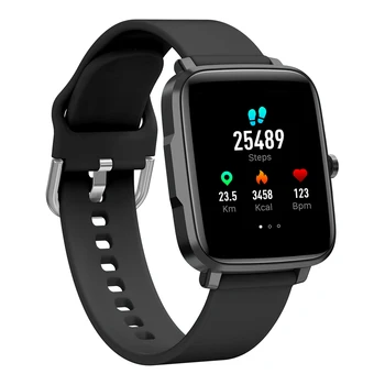 KUMI KU1 S Smart Skatīties IP68 Ūdensnecaurlaidīga Sporta Smart Aproce Joslā, Fitnesa Miega Monitors Smartwatch iOS Android Pasaules Versija 2