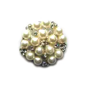 JAUNS dizains 25mm kristāla pērles, metāla ziedu flatback/kāta kāzu dāvanu pogu uzaicinājumu dekoratīvu ornamentu, piederumu, 300 x 2