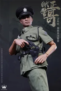 Karavīrs Modelis SN003 1/6 70 Royal Honkongas Policijas Cietuma Amatpersona Zhengge 12 collu vīriešu lelle rotu kolekciju noliktavā 2