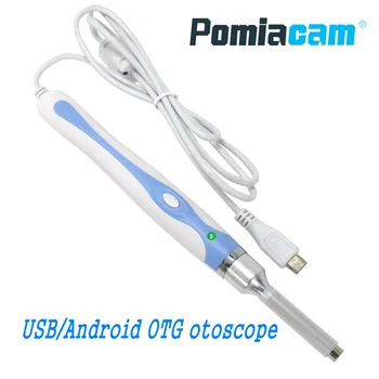 USB Endoskopu Otoscope Windows/Android OTG Smart Tālrunis 66AD Vizuālo Android OTG Otoscope ausis, Deguns darbības Joma Mutes Dobumā Testeris 2