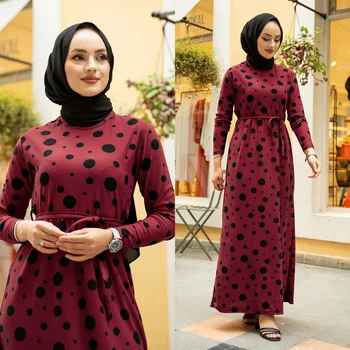 Sievietēm Musulmaņu Hijab Taisns Kleita - Dubaija Modes Arābijas Islāma Ramadāna Abaya Lakatu Kaftan Jaunas Izgatavots Turcijā 2