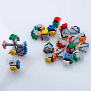 Pasūtījuma 372pcs DIY Montāža Rotaļlietas KM Trausla Creative Building Block Magic Cube Modeli, kas Bērniem Dāvanu 2