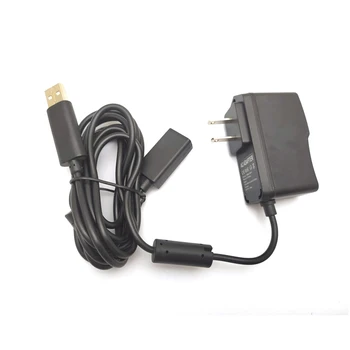 10pcs daudz MAIŅSTRĀVAS Adapteris Strāvas Padeve USB Lādētāja Kabeli Xbox 360 Kinect ASV Plug 2