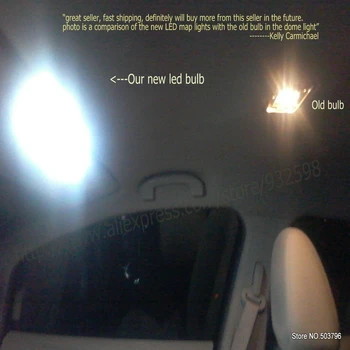 LED Interjera Automašīnas Gaismas Mercedes-Benz E klases w212 istabas dome kartes nolasīšana kāju durvju lampas bez kļūdām 18pc 2
