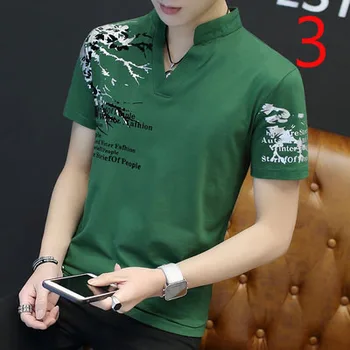 T-krekls vīriešu īsām piedurknēm t-krekls ir 2021. jaunu vasaras kleitu apaļu kakla korejiešu versiju tendenci jauniešu slim kokvilnas 2