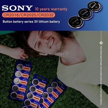 500pcs/Sony daudz Oriģināls CR1620 Poga Šūnu Akumulatoru Skatīties Auto Tālvadības Atslēgu cr 1620 ECR1620 GPCR1620 3 v Litija Bateriju 2