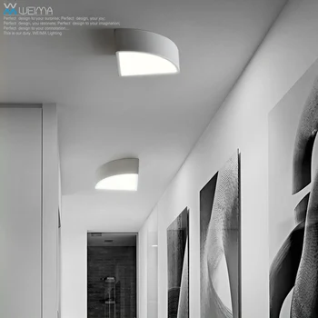 Atmosfēras dzīvojamās istabas apgaismojums ģeometrija griestu apgaismojums personalizētu balkons mūsdienu minimālisma LED guļamistaba eju 2