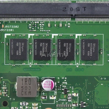 Akemy X555LD Portatīvo datoru mātesplati Par Asus X555LD X555LDB X555LA X555LB X555L X555 Testa sākotnējā Mainboard 4G-RAM I7-5500U 2