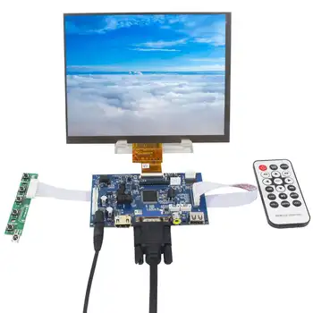 HD MI VGA+2AV LCD Kontrolieris Valdes Atbalstu Atpakaļgaitas Funkcija 8