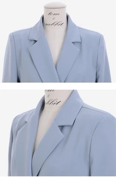 Sievietes elsas uzvalki oficiālu 2019 jaunu stilu modes self-audzēšanu temperaments biroja dāmas profesionālās vienotu OLA divdaļīgs kostīms 2