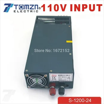 1200W 24V 50A regulējams 110V ievadi Viena Izeja pārslēdzama strāvas padeve LED Strip gaismas AC uz DC 2
