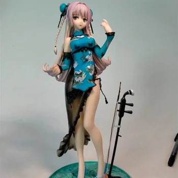 22 cm Cheongsam Anime Meitene PVC Rīcības Attēls, anime Kolekciju Modelis Rotaļlietas 2