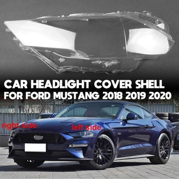 1GB Auto Lukturu Lēcas priekšējo Lukturu Vāks Apvalks Nomaiņa Ford Mustang 2018 2019 2020 2
