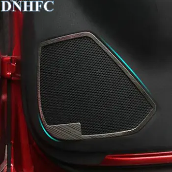DNHFC Automašīnas durvis ragu skaņas dekoratīvu gredzenu 4pc/set Nerūsējošā tērauda MAZDA CX-5 CX5 KF 2. Paaudzes 2017 2018 Auto Stils 2