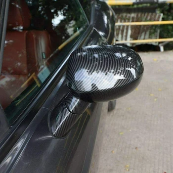Sānu Atpakaļskata Spoguļi Apvalks Melns Vāciņš Apdare, ABS, lai Dodge Challenger 2009-2020 Piederumi 2