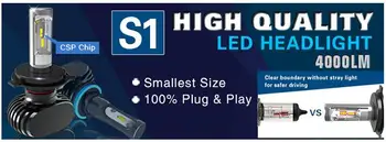 10sets/Daudz Hotsale 30W 3000LM S1 LED Lukturu Komplekts H1 H3 H7 H8 H9 H10 H11 9005 9006 880 2