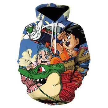 Jauku Pavasara Jaunu Produktu Anime Raksturs Vīriešu pelēkā vārna 3D Džemperi sporta Krekls Hip Hop Bērniem ar garām Piedurknēm Modes Augšu 2
