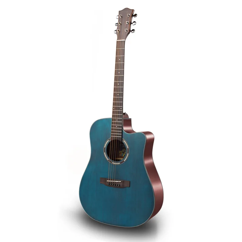 41 Collu Iesācējiem Tautas Koka Ģitāra Augstas Kvalitātes Vintage Dobi Lodziņā Klasiskās Ģitāras Akustiskās Guitarra Mācību Produktiem AH50JT Attēls 5
