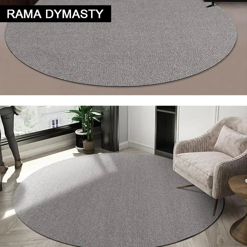 Modernā stilā guļamistaba tīrtoņa krāsu kārtu paklāju vienkāršs un elegants vilnas grīdas paklājs gultas segu Attēls 4