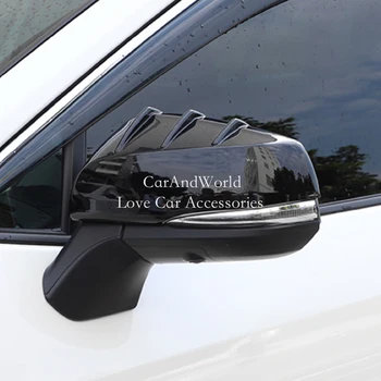 Automašīnu Durvju Atpakaļskata Spoguļa Rāmja Vāks Atpakaļskata Lampas Apdares Toyota Sienna XL40 2021-2022 Oglekļa Šķiedras Apdare Piederumi 1