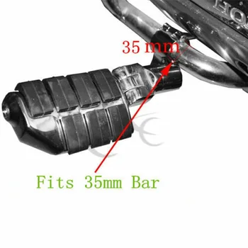 Melns motocikls footpegs priekšējais un aizmugurējais footpegs pēdas naglas virsmu, kas piemērota softail electra glide tauku zēns ceļu karalis pirkt \ Rāmji & Piederumi ~ www.xenydancestudio.lv 11