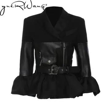 Jauns pušķis melnās džinsa jaka sieviešu džinsi, mētelis 2022. gada pavasara modes kniežu jakas sieviešu īsās slim virsdrēbes pirkt \ Jakas ~ www.xenydancestudio.lv 11