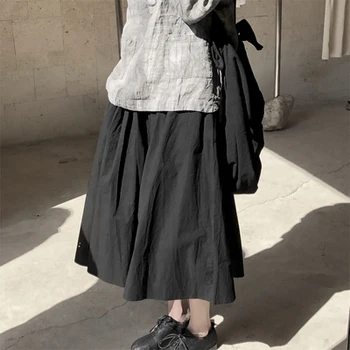 Eiropas stila džinsa svārki sieviešu 2022. gada pavasarī jauno modes augsta vidukļa kokvilnas elastīgās novājēšanu anti-iztukšo - line apvalku svārki pirkt \ Dibeni ~ www.xenydancestudio.lv 11