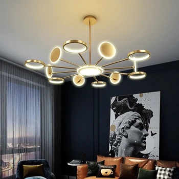 Spilgti vara griestu lampas mūsdienu mājas radošo apdares piemērots dzīvojamā istaba ēdamistaba guļamistaba pirkt \ Griestu Lampas & Fans ~ www.xenydancestudio.lv 11