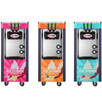 3 flavors samll galda mīkstā saldējuma veidošanas mašīnas tirdzniecības soft kalpot saldējuma mašīna pirkt \ Virtuves Iekārtas ~ www.xenydancestudio.lv 11