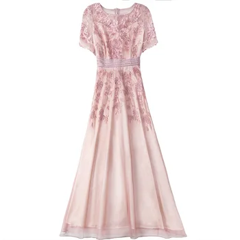 Vienkāršu īsu māte no līgavas kleitas ir 2021. garām piedurknēm ruffles rozā apvalku v-atpakaļ vestido de madrinha farsali weddding puse pirkt \ Kāzu Kleita ~ www.xenydancestudio.lv 11