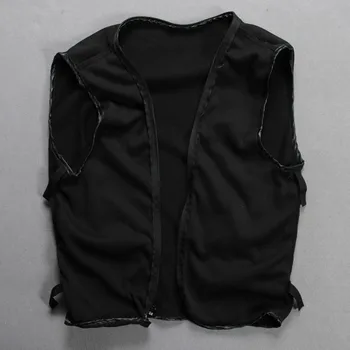 Ir 2021. melnu īstas ādas jaka men casual stila vienotā krūtīm, plus izmērs 4xl nekustamā dabas pātagot rudens slim fit īss mētelis pirkt \ Jakas & Mēteļi ~ www.xenydancestudio.lv 11