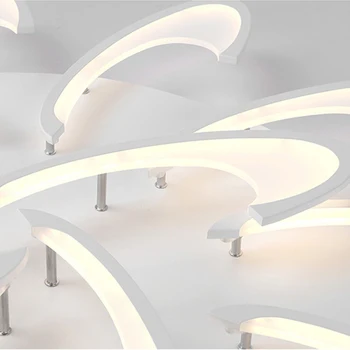 Ziemeļvalstu mūsdienu vienkārši konfektes krāsu griestu lampas, dzīvojamās istabas, guļamistabas radošas personības masīvkoka led ģeometriskā griestu lampas pirkt \ Griestu Lampas & Fans ~ www.xenydancestudio.lv 11